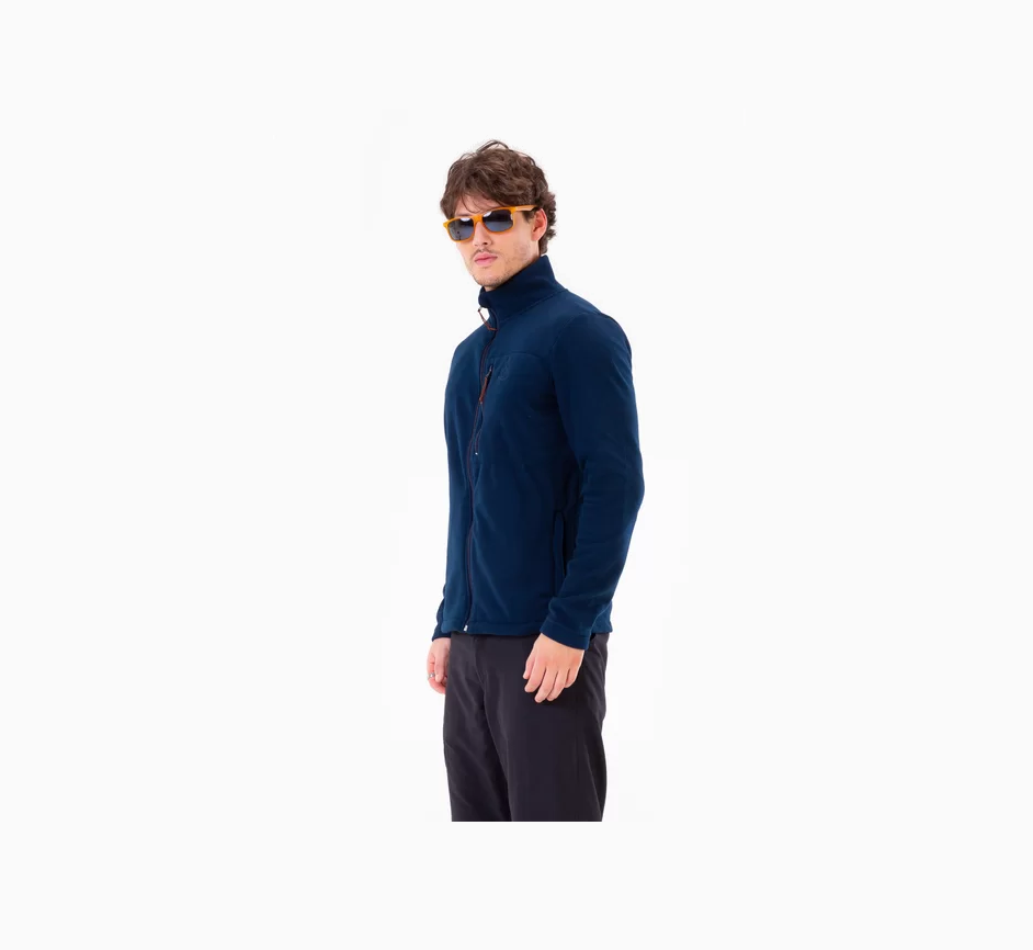 Jaqueta Fleece Alpen Thermo Turtleneck Masc - Azul Marinho