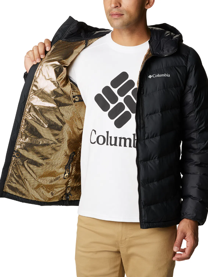 Jaqueta Columbia Labyrinth Loop Hooded Masc - Preta