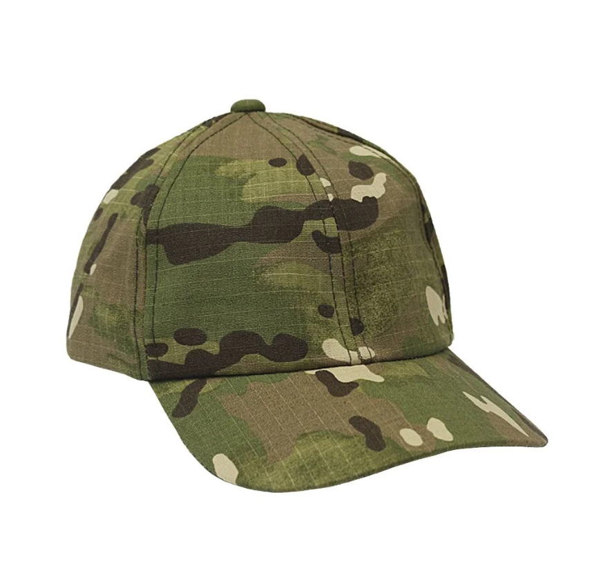 Boné Liso Atack Militar RipStop - Camuflado Mulitcam