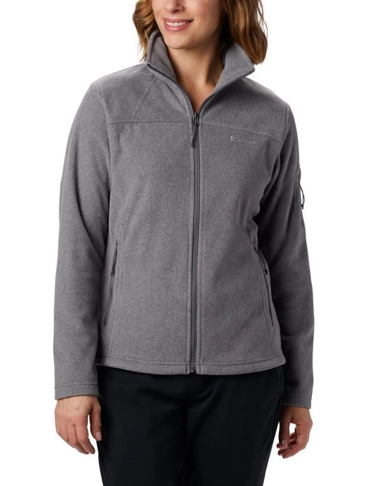 Jaqueta Columbia Fast Trek II Fleece Fem - Cinza