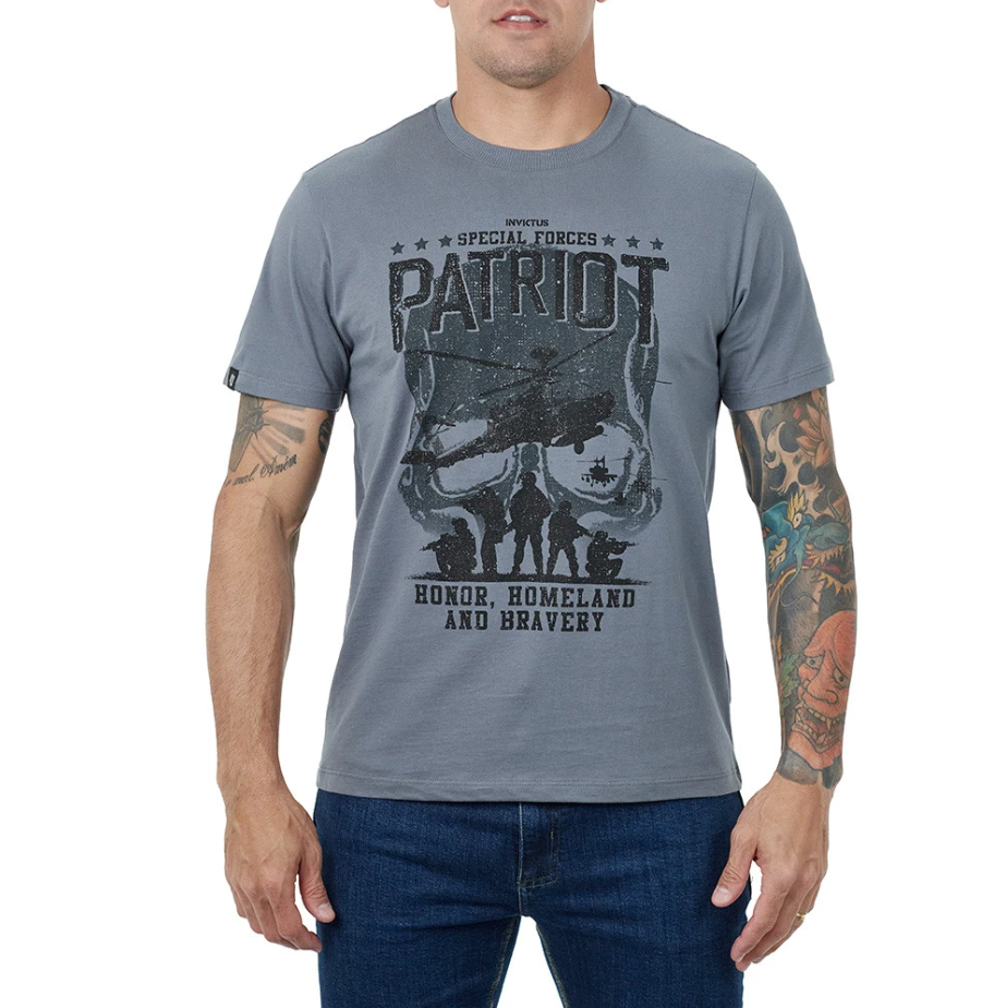 Camiseta Invictus Concept Special Forces - Cinza