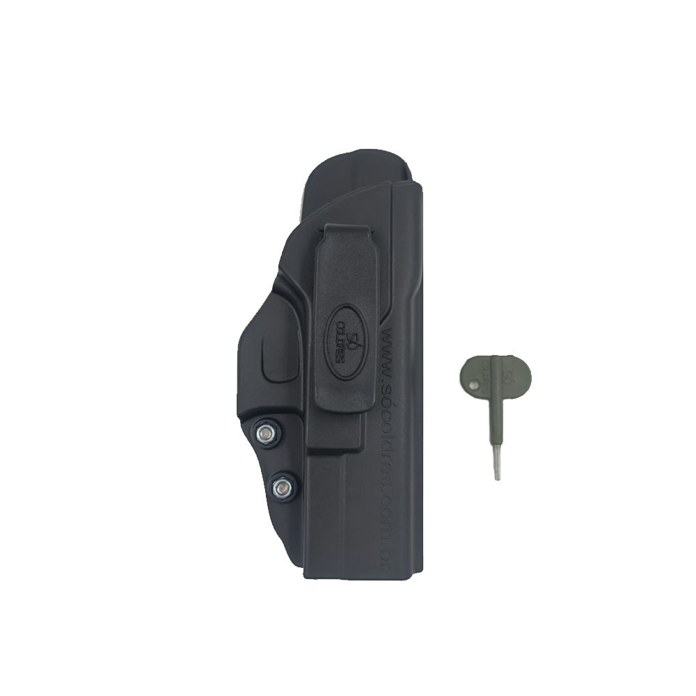 Coldre Velado Universal Só Coldres Linha Ligth Para Glock SC127D