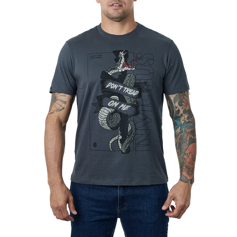 Camiseta Invictus Concept Snake  - Cinza