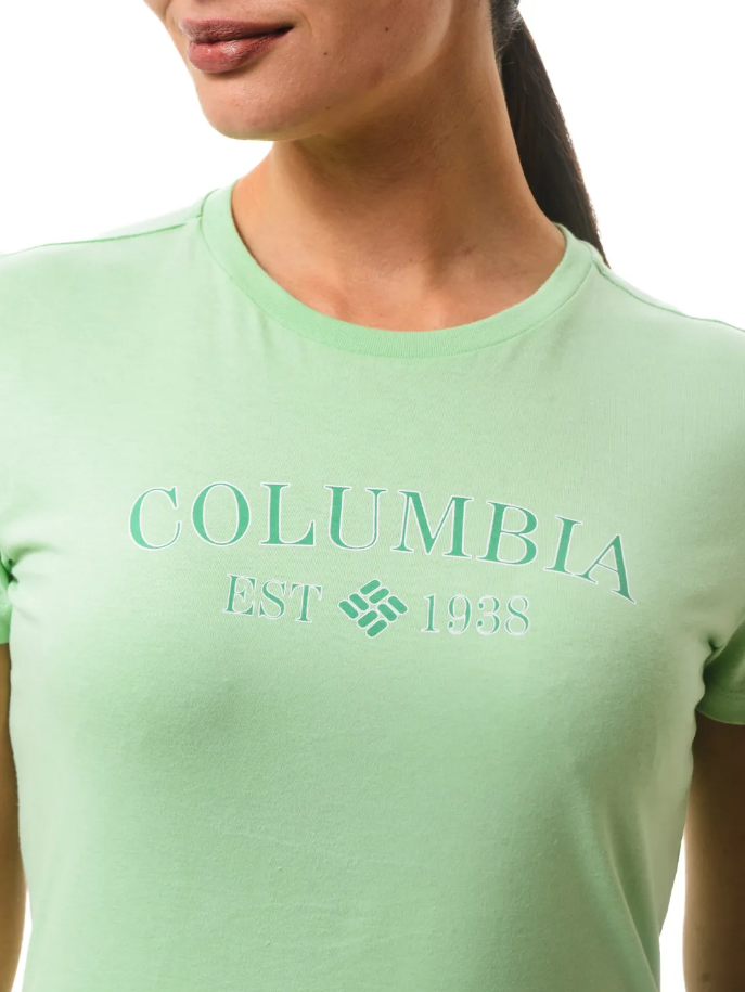 Camiseta Columbia CSC Tradition Fem - Verde