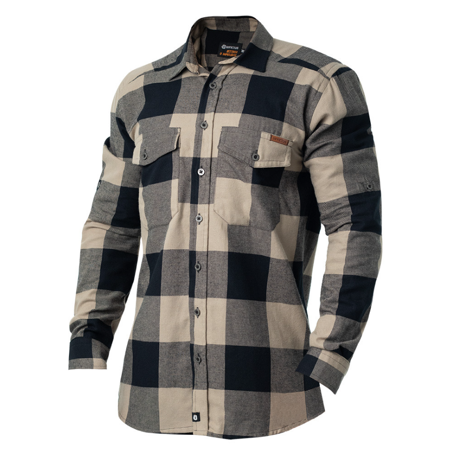 Camisa Invictus Lumberjack Grid Flanela - Desert