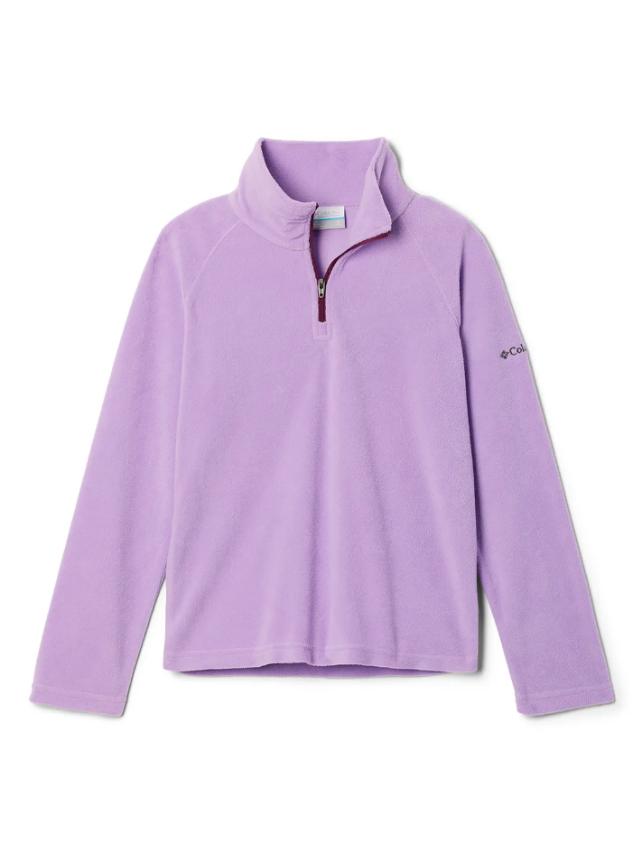 Blusão Fleece Columbia Infantil Glacia Half Zip - Lilás