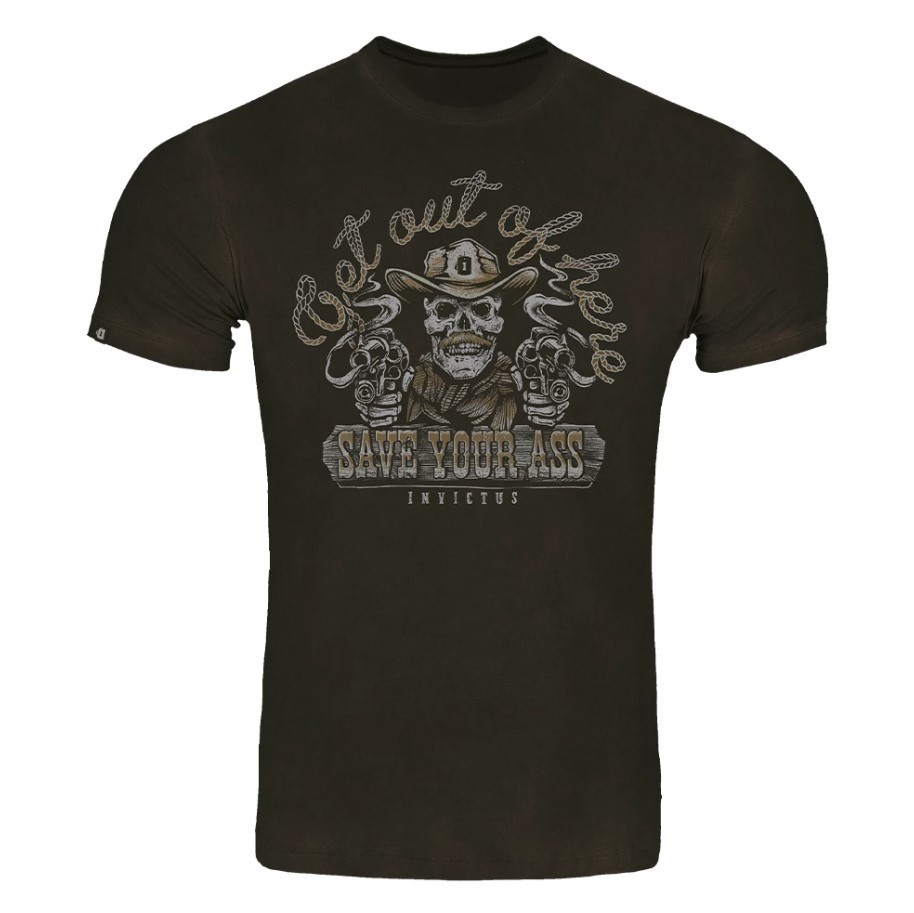 Camiseta Invictus Concept Get Out - Marrom