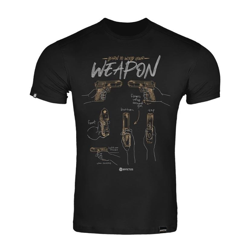 Camiseta Invictus Concept Hold On Masc - Preto