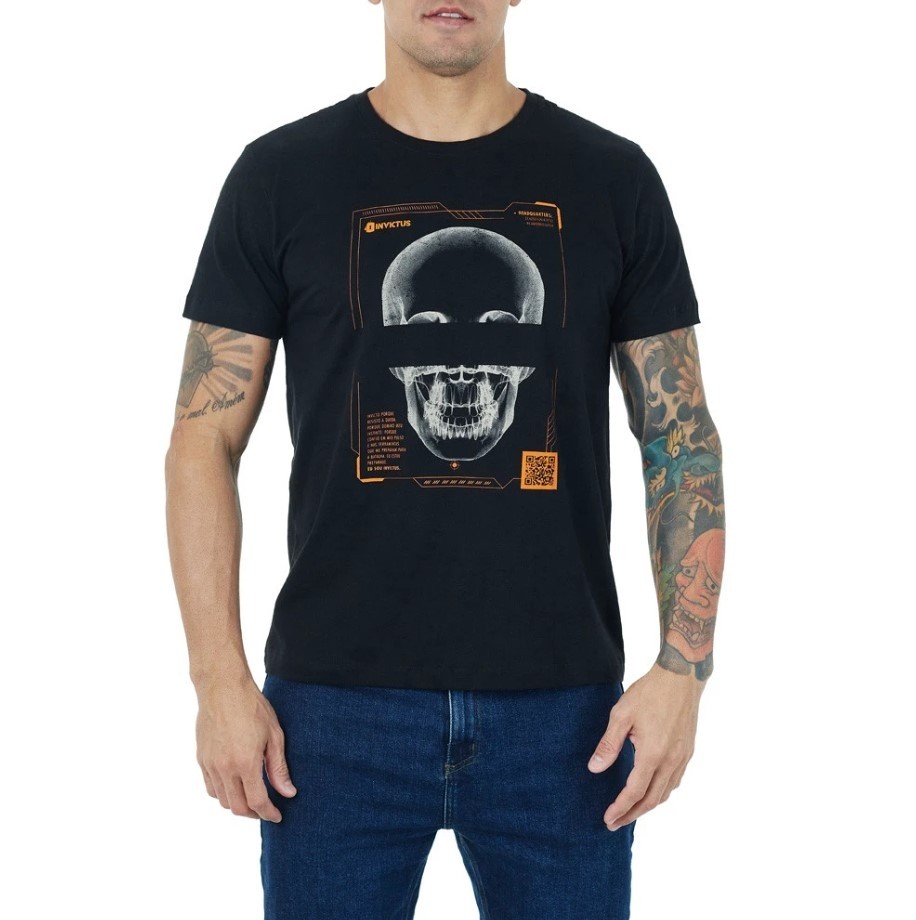 Camiseta Invictus Concept Headquartes - Preto