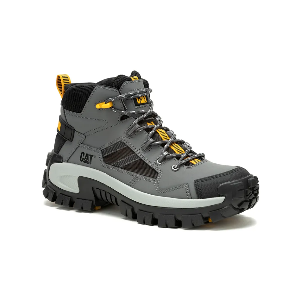 Bota Caterpillar Original Invader Mid Vent Gargoyle - Cinza