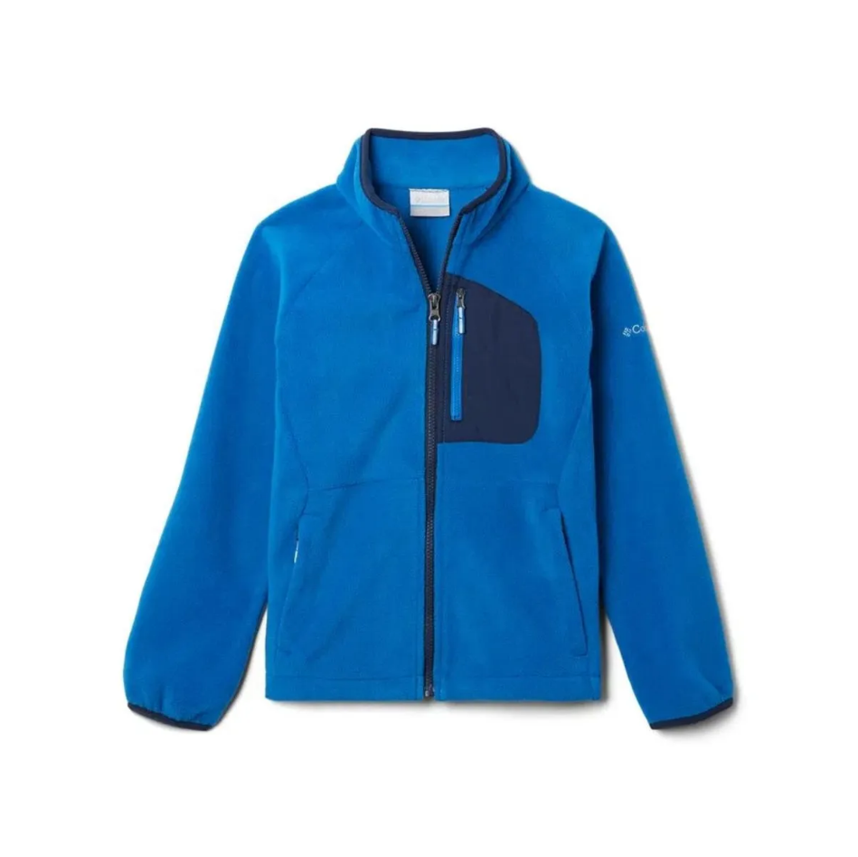 Jaqueta Columbia Infantil Fast Trek III Full Zip Fleece Masc - Azul