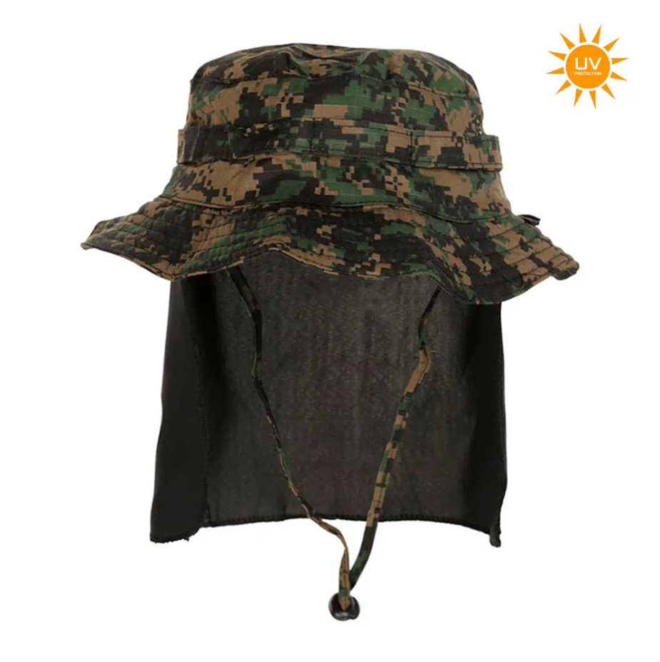 Chapéu Fox Boy Boonie Rip Stop Com Aba - Marpat