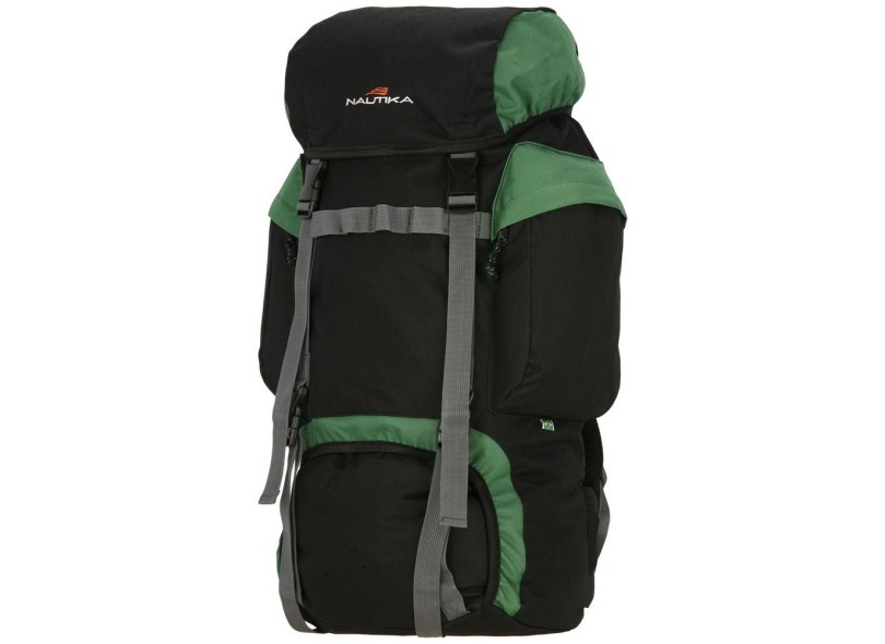 MOCHILA NTK INTRUDER 45L PRETO E VERDE