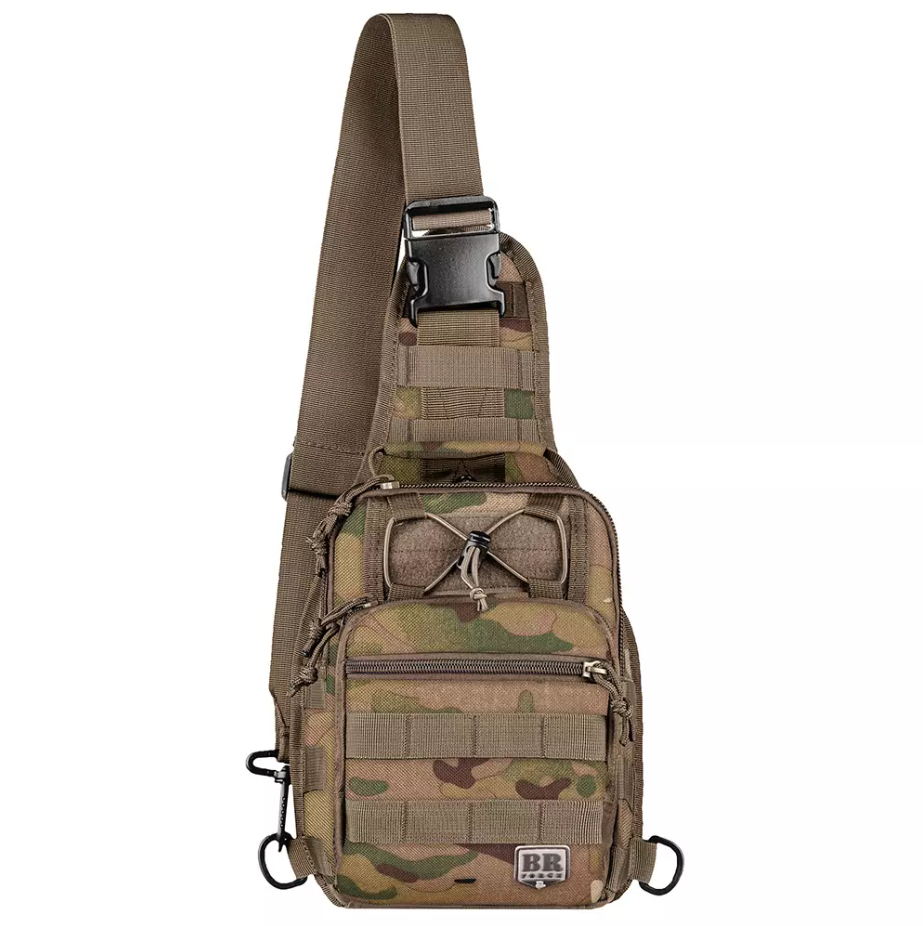 Mochila BR Force Patrulha - Camuflado Multicam