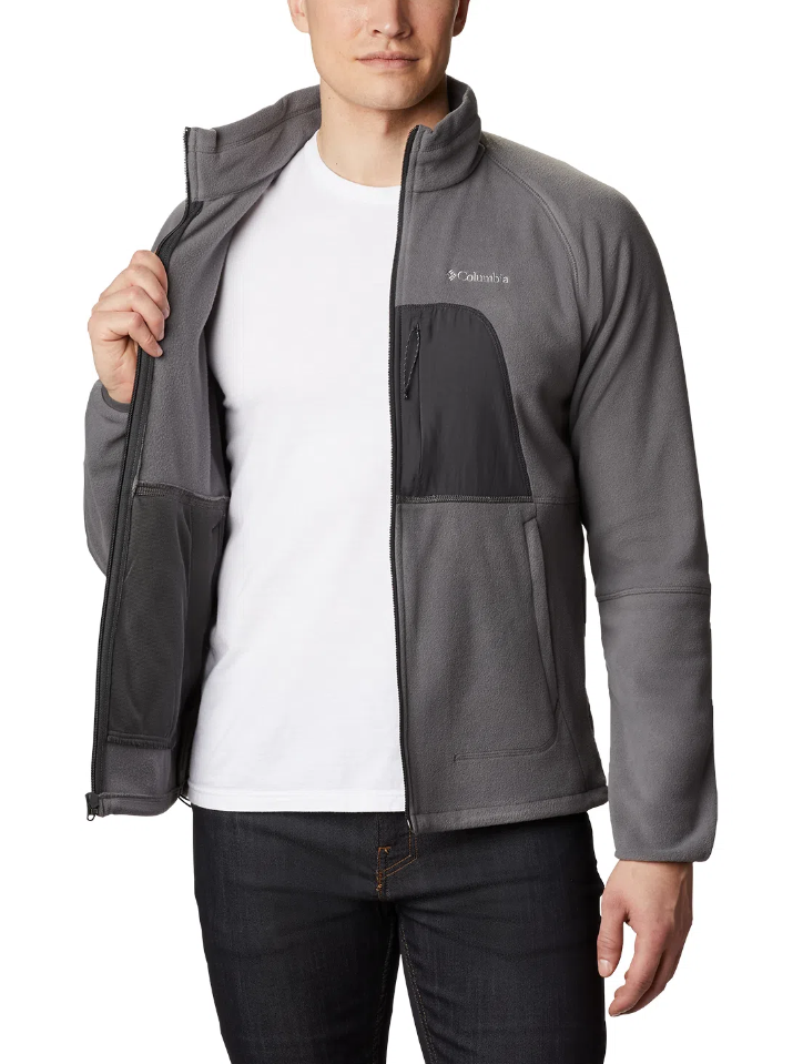 Jaqueta Columbia Rapid Expedition Fleece Masc - Cinza