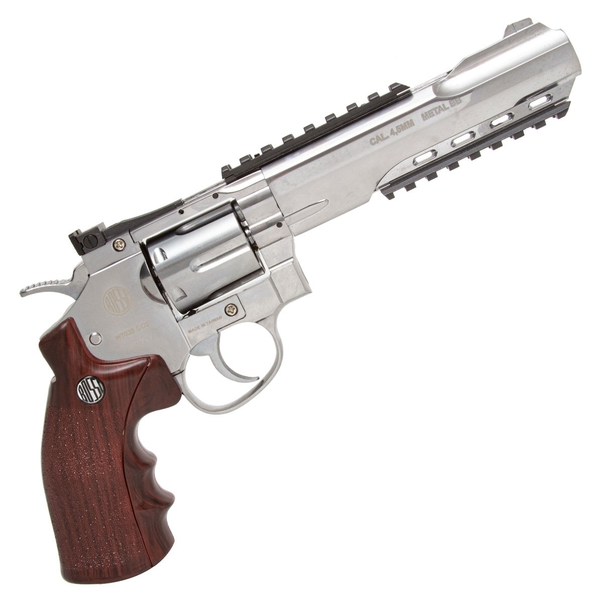 Revolver de Pressão Wingun Niq. W702S 6'' CO2 4,5 mm