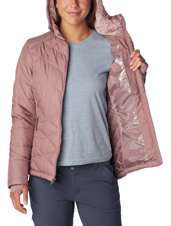 Jaqueta Columbia Heavenly Hooded Fem - Rosa