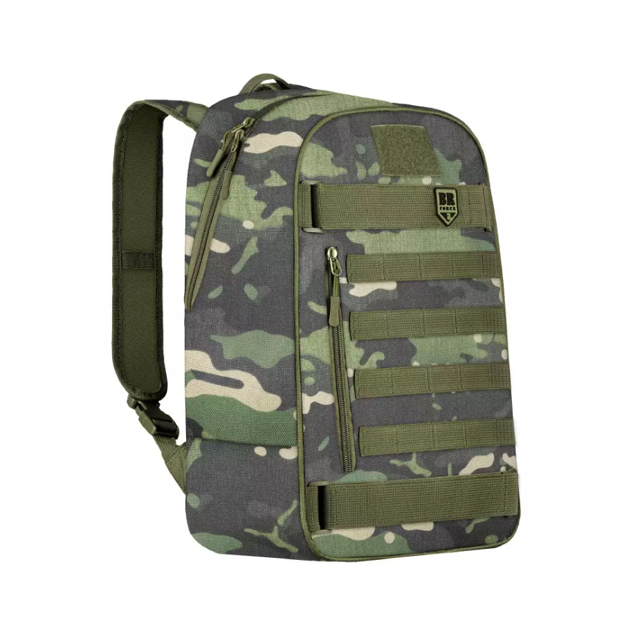 Mochila Br Force Sentinela - Verde Oliva e Camuflado Multicam Tropic