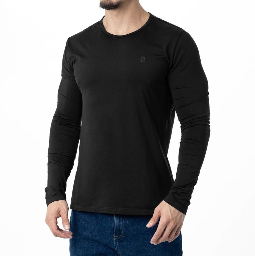 Blusa Segunda Pele Invictus Thermo Confort - Preto