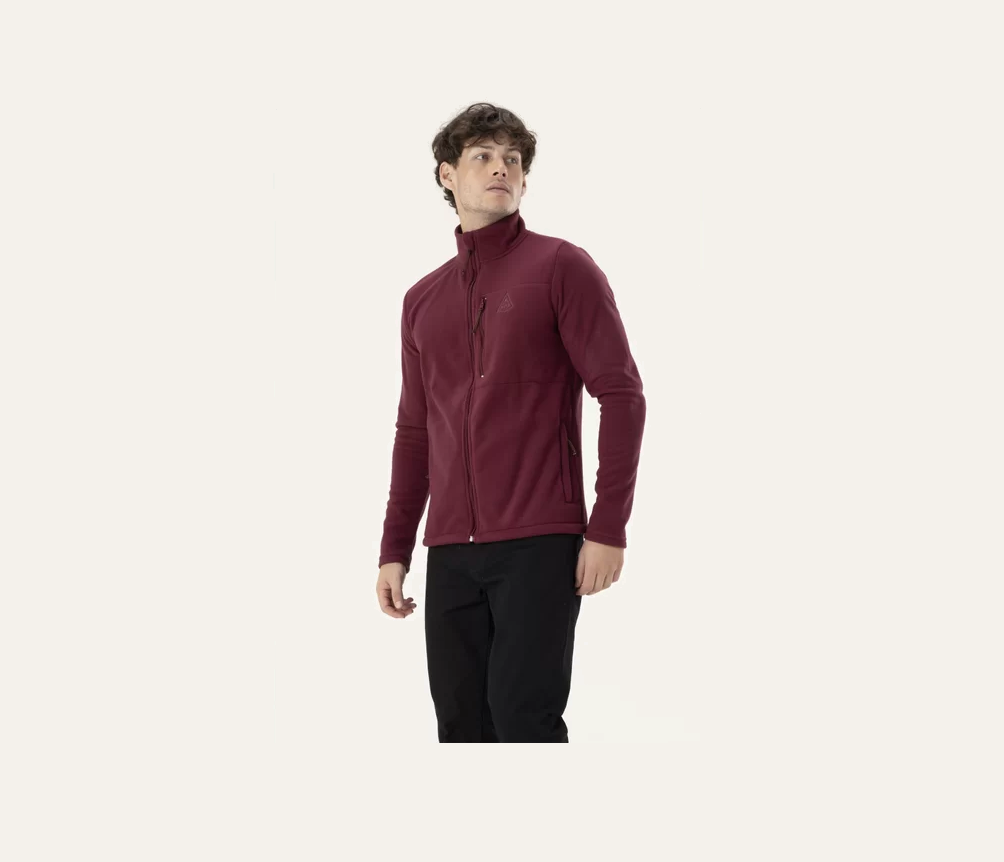 Jaqueta Fleece Alpen Thermo Turtleneck Masc - Vinho